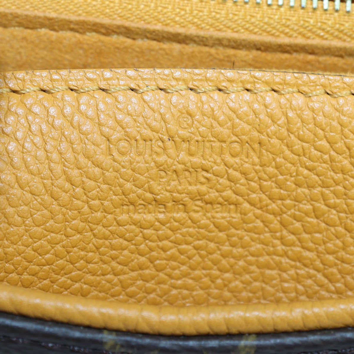 Louis Vuitton Safran Monogram Canvas and Leather Pallas Chain Bag