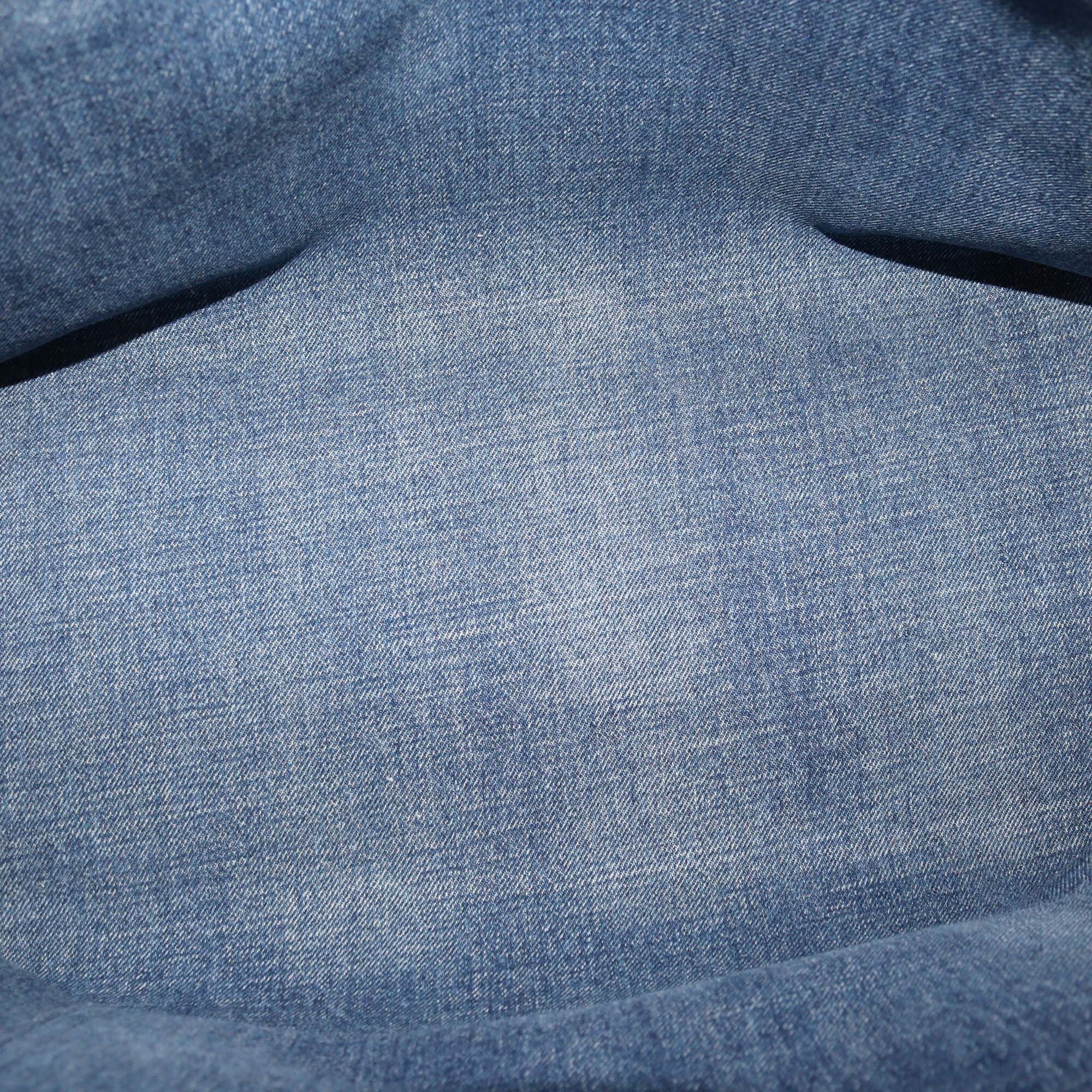 Celine Blue Denim Large Thais Cabas Tote Womens Celine 