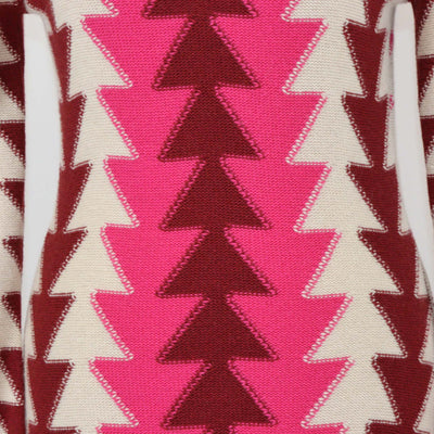 La DoubleJ Multicolor Jacquard Blend Fabric Trine Knit Maxi Dress
