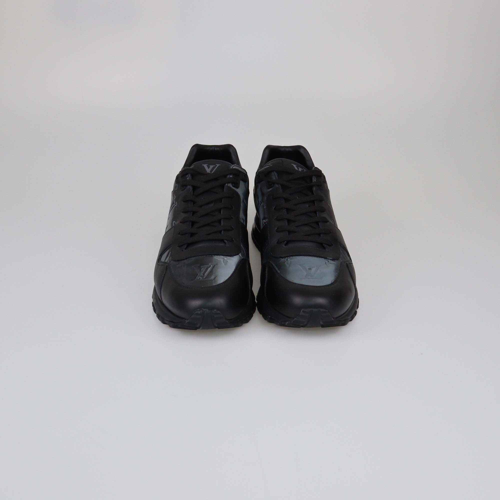 Louis Vuitton Black Monogram Runaway Sneakers Mens Louis Vuitton 