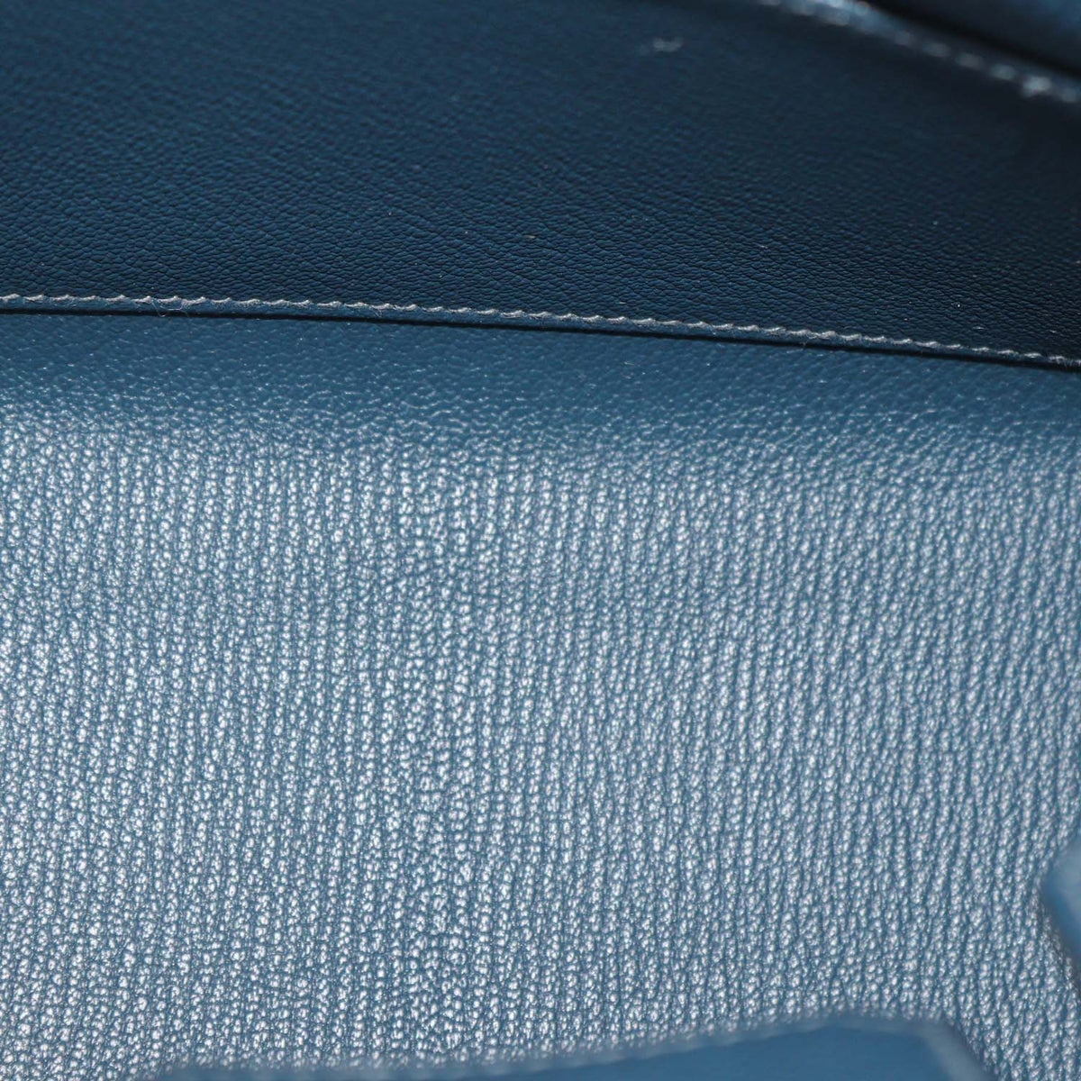 Hermes Bleu De Prusse Epsom Leather Gold Hardware Birkin 25 Sellier Bag
