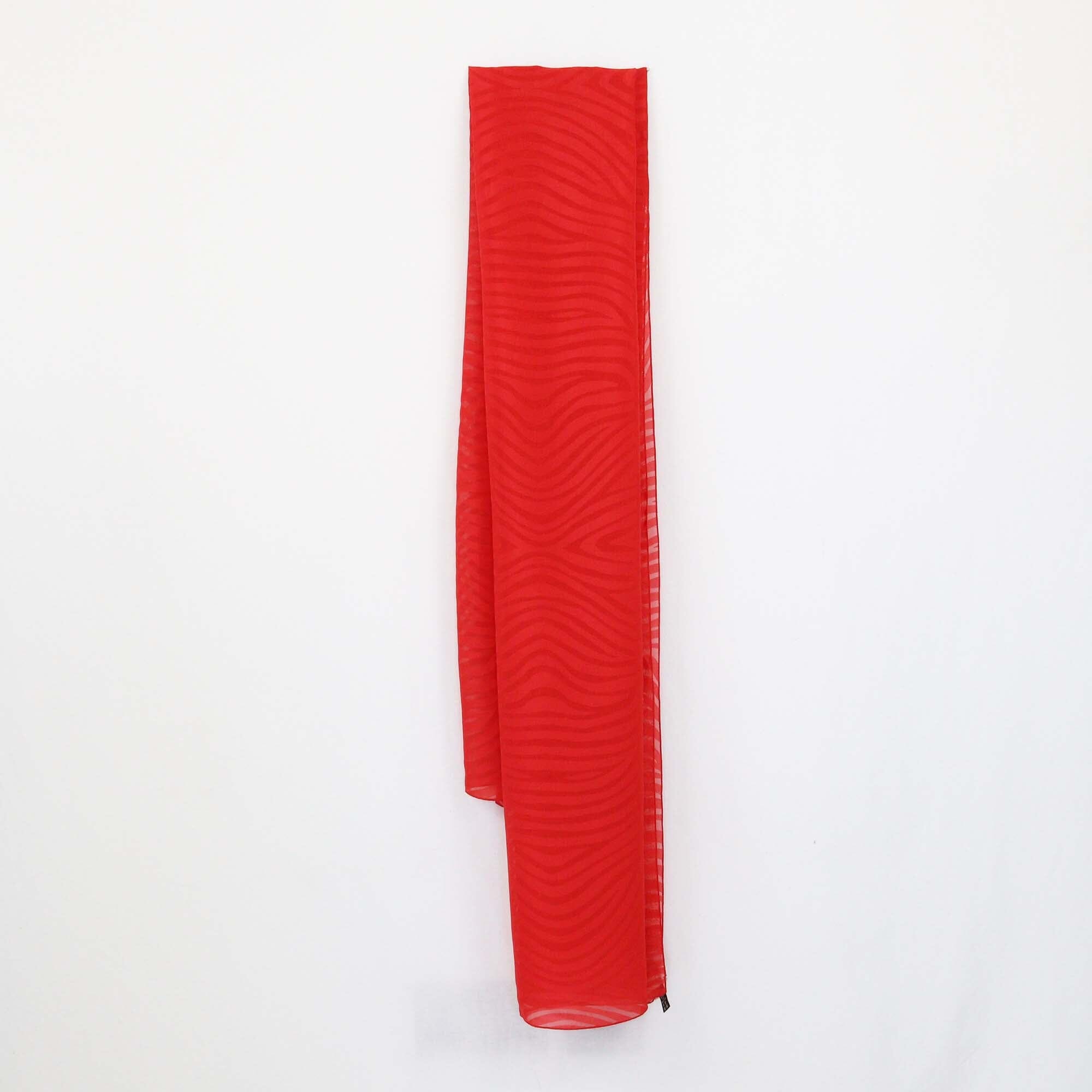 Givenchy Red Zibra Shawl Womens Givenchy 