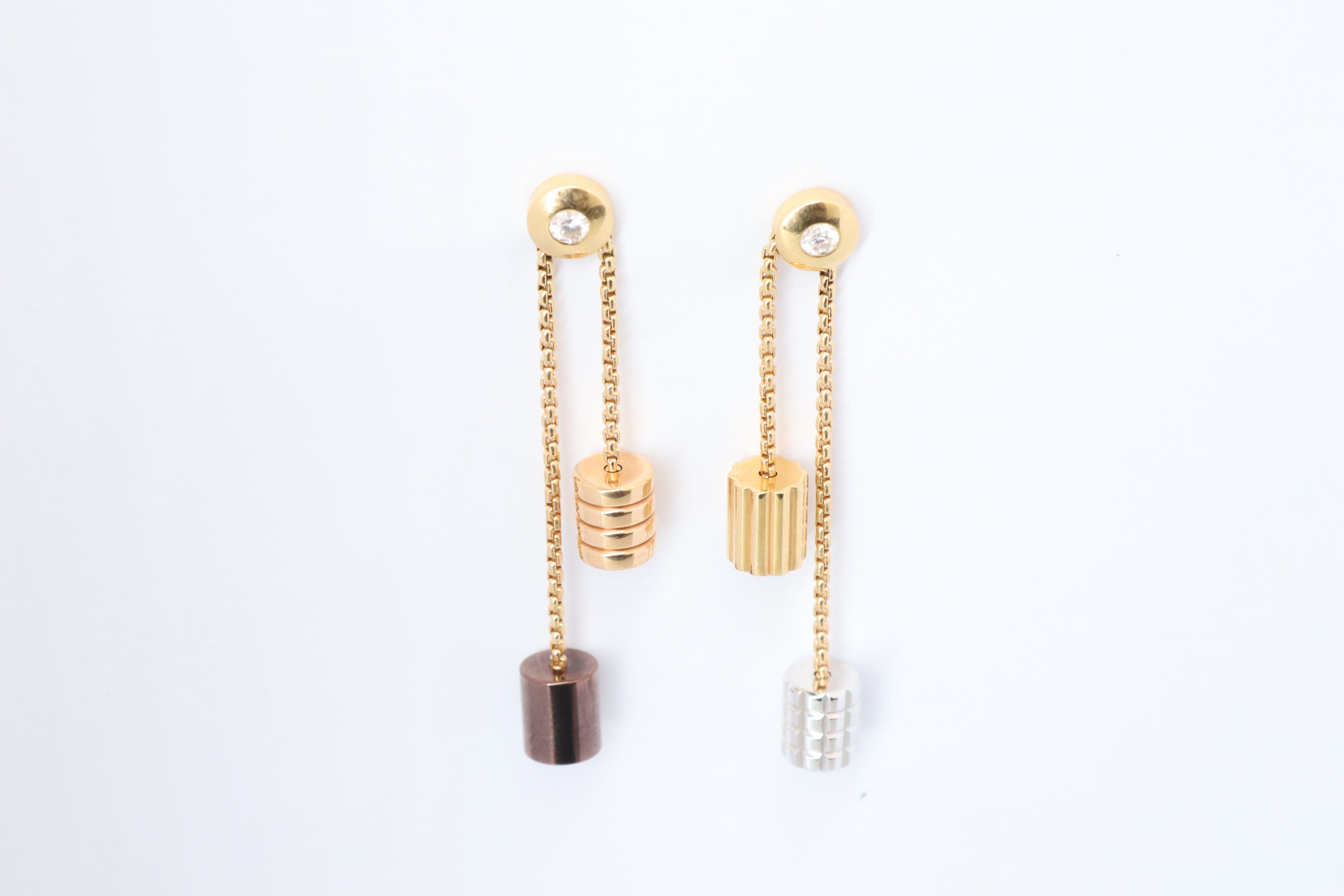 Gold Drop Tassel Earrings Fine Jewelry Boucheron 