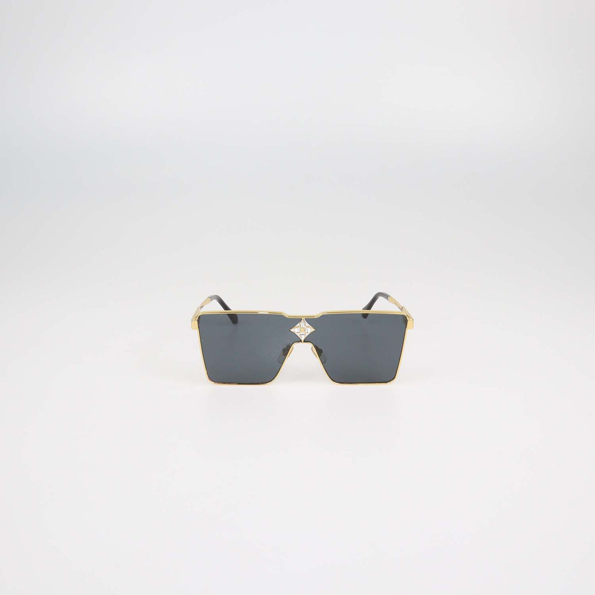 Louis Vuitton Gold, Black Cyclone Metal Sunglasses