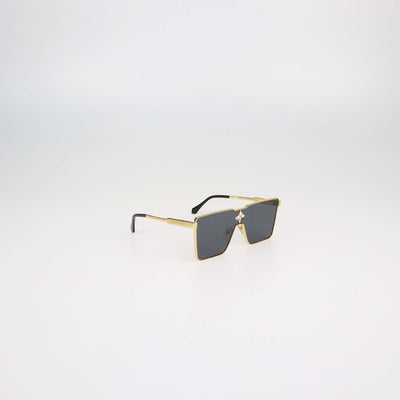 Louis Vuitton Gold, Black Cyclone Metal Sunglasses