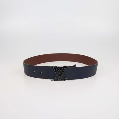 Louis Vuitton Black/Brown Leather Reversible 40MM LV Tilt Belt Mens Louis Vuitton 