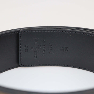 Louis Vuitton Black/Monogram Canvas & Leather Reversible 40MM Initiales Belt Mens Louis Vuitton 