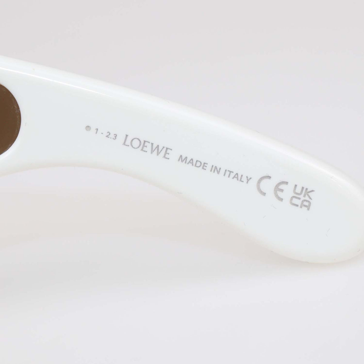 Loewe White Mirrored Anagram Wave Mask Sunglasses