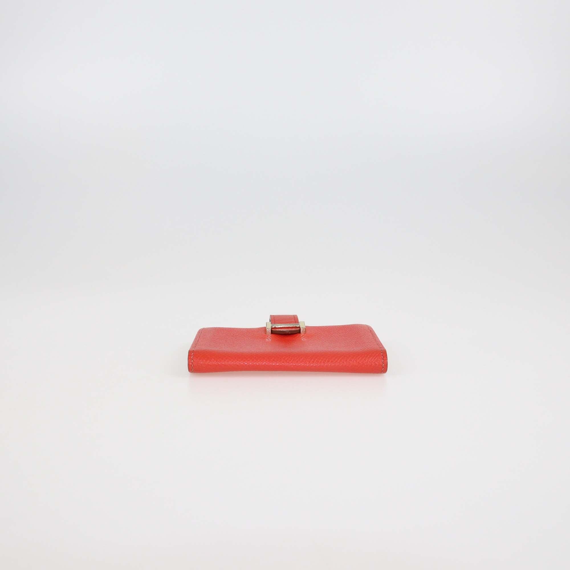 Hermes Capucine Epsom Bearn Card Holder Womens Hermes 