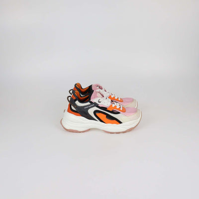 Louis Vuitton Multicolor Mesh and Leather Run 55 Sneakers