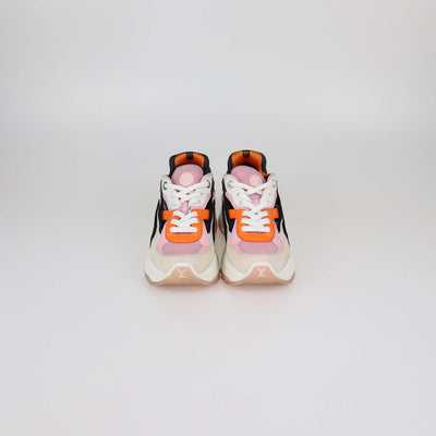 Louis Vuitton Multicolor Mesh and Leather Run 55 Sneakers