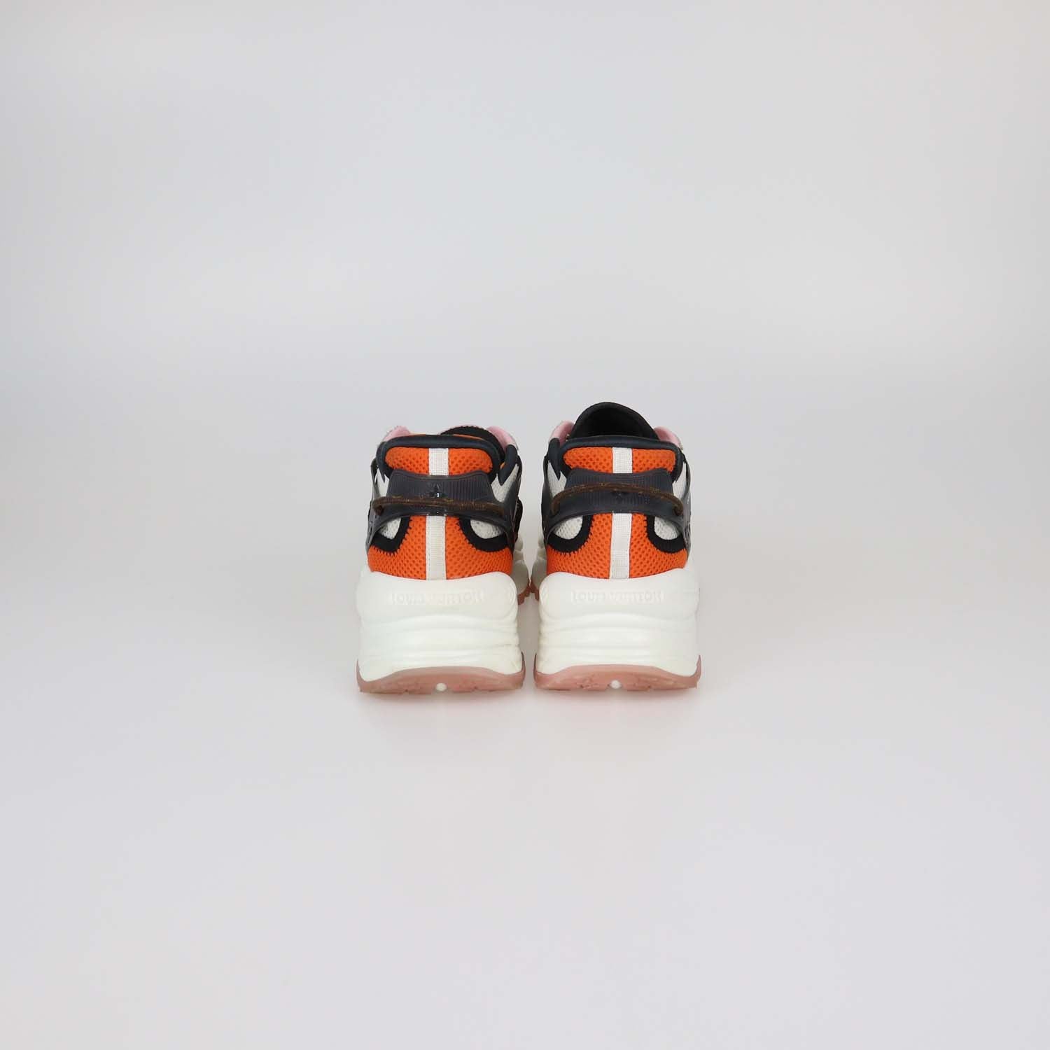 Louis Vuitton Multicolor Mesh and Leather Run 55 Sneakers