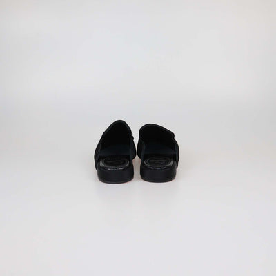 Christian Louboutin Black Velvet Coolito Embellished Mules