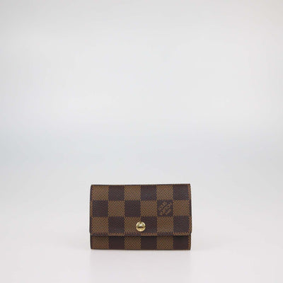 Louis Vuitton Damier Ebene Canvas 6 Key Holder