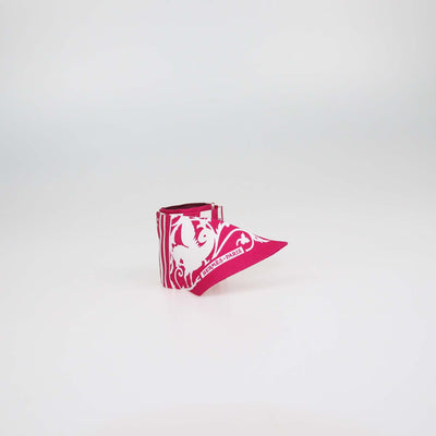 Hermes Fuchsia, White, Bordeaux Silk Astrologie a Pois Print Twilly