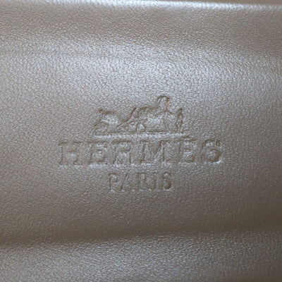Hermes Etoupe Epsom Leather Oran Sandals