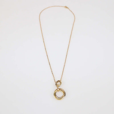 Cartier 18K Three-Tone Gold Trinity Lariat Diamond Necklace