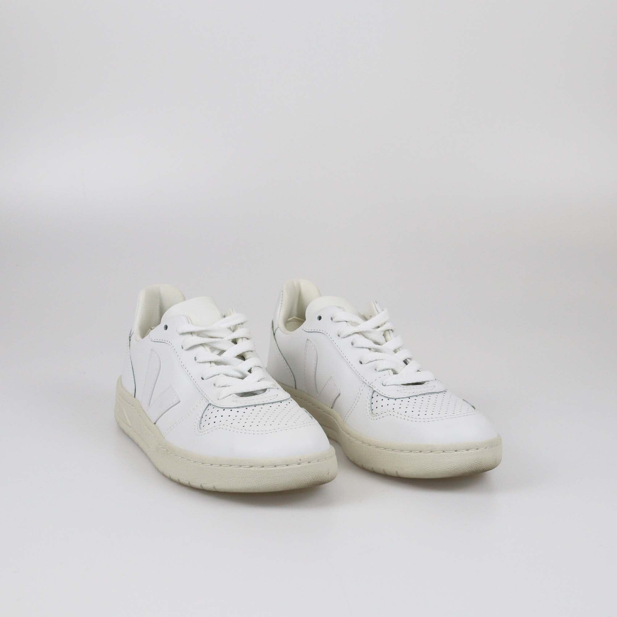 Veja White V 10 Low Top Sneakers Womens Veja 