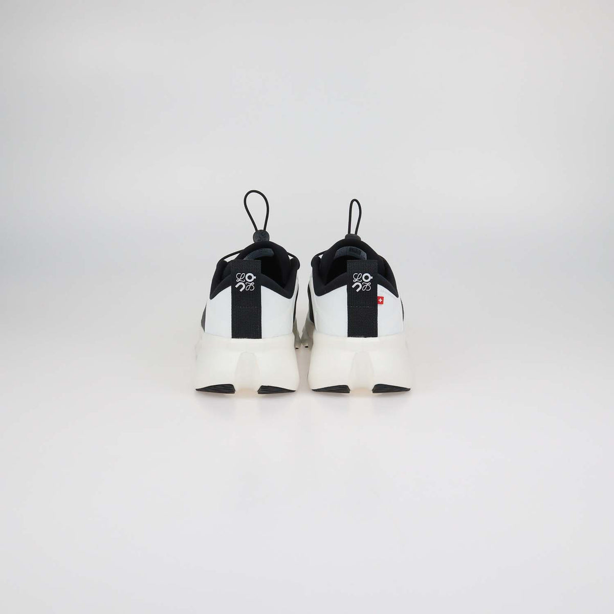 Loewe x ON Black,White Technical Fabric Running Cloudsolo Sneakers