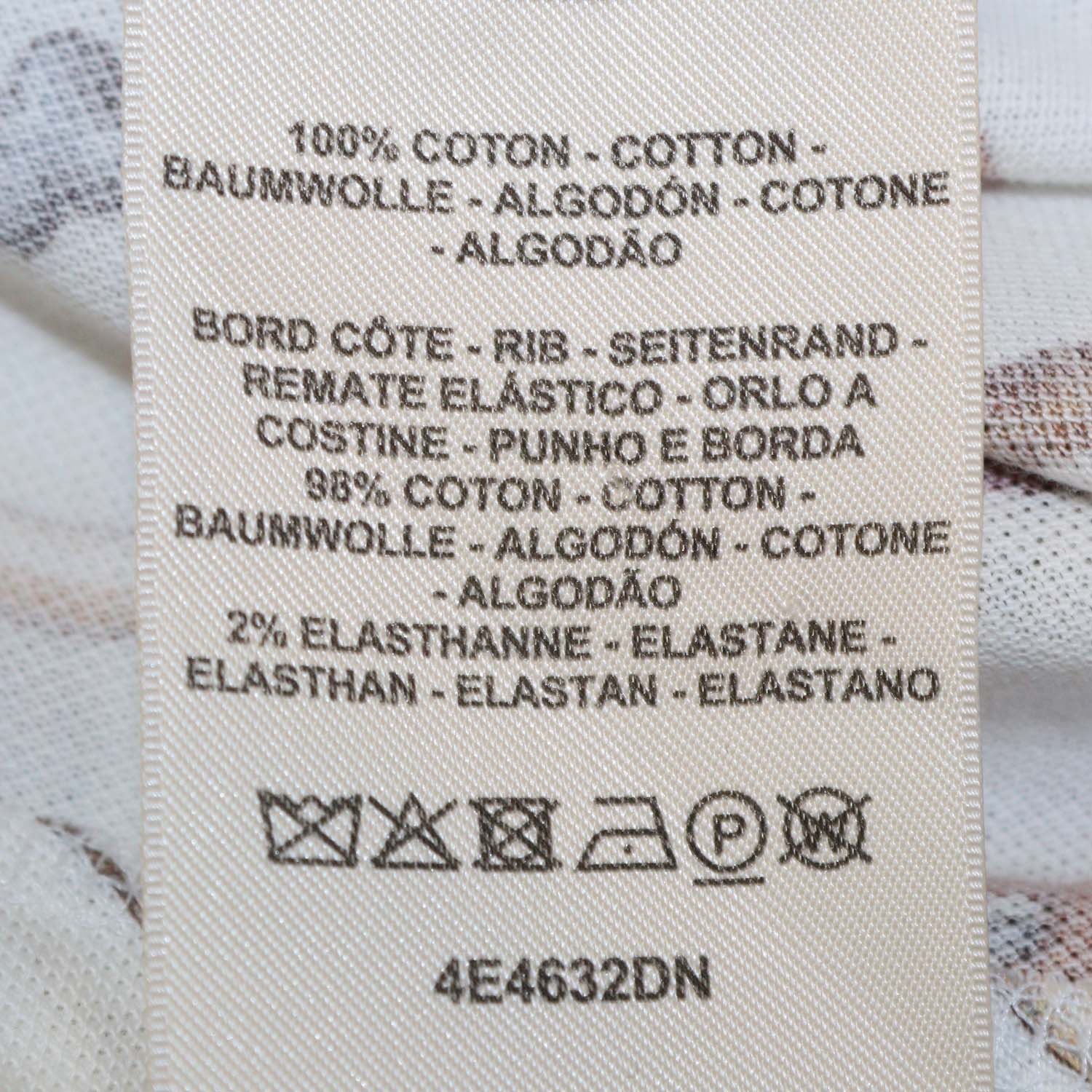 Hermes White Cotton Panoplie Tout Print T-Shirt