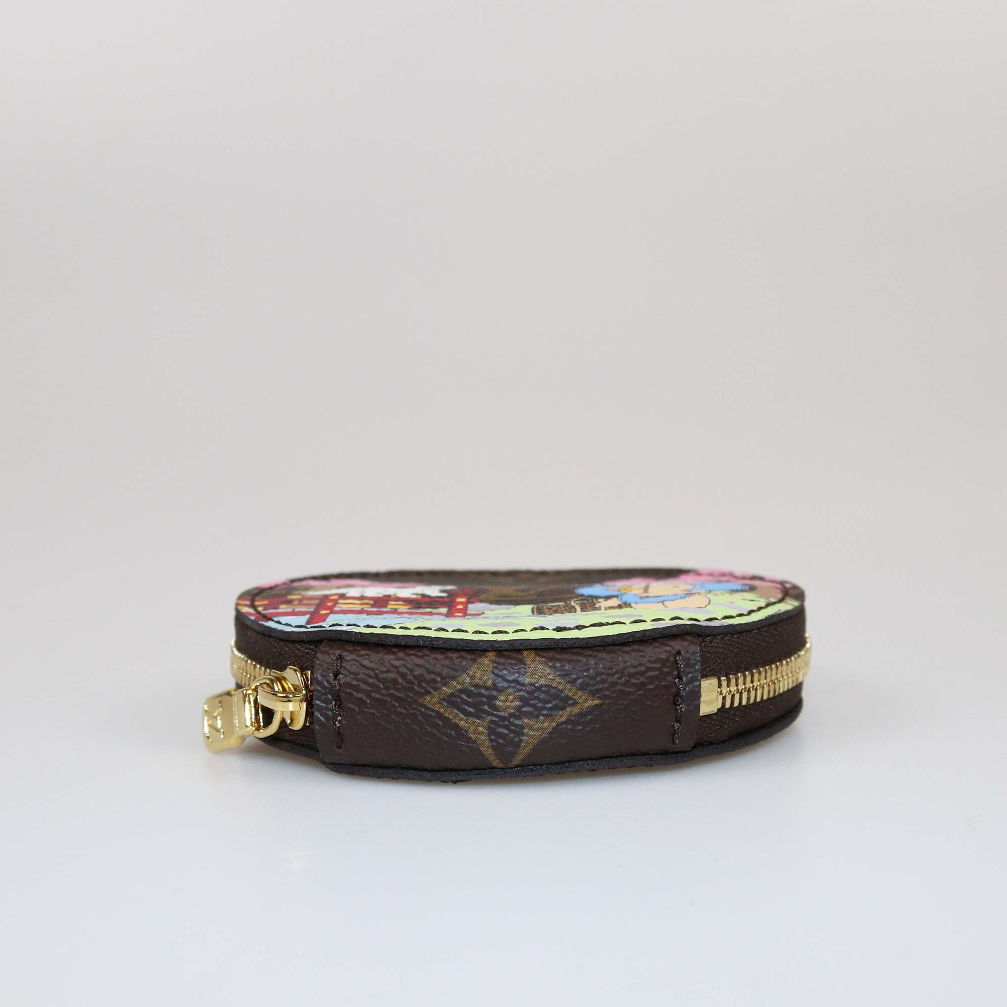 Louis Vuitton Monogram Canvas Vivienne Limited Edition Round Coin Purse Womens Louis Vuitton 