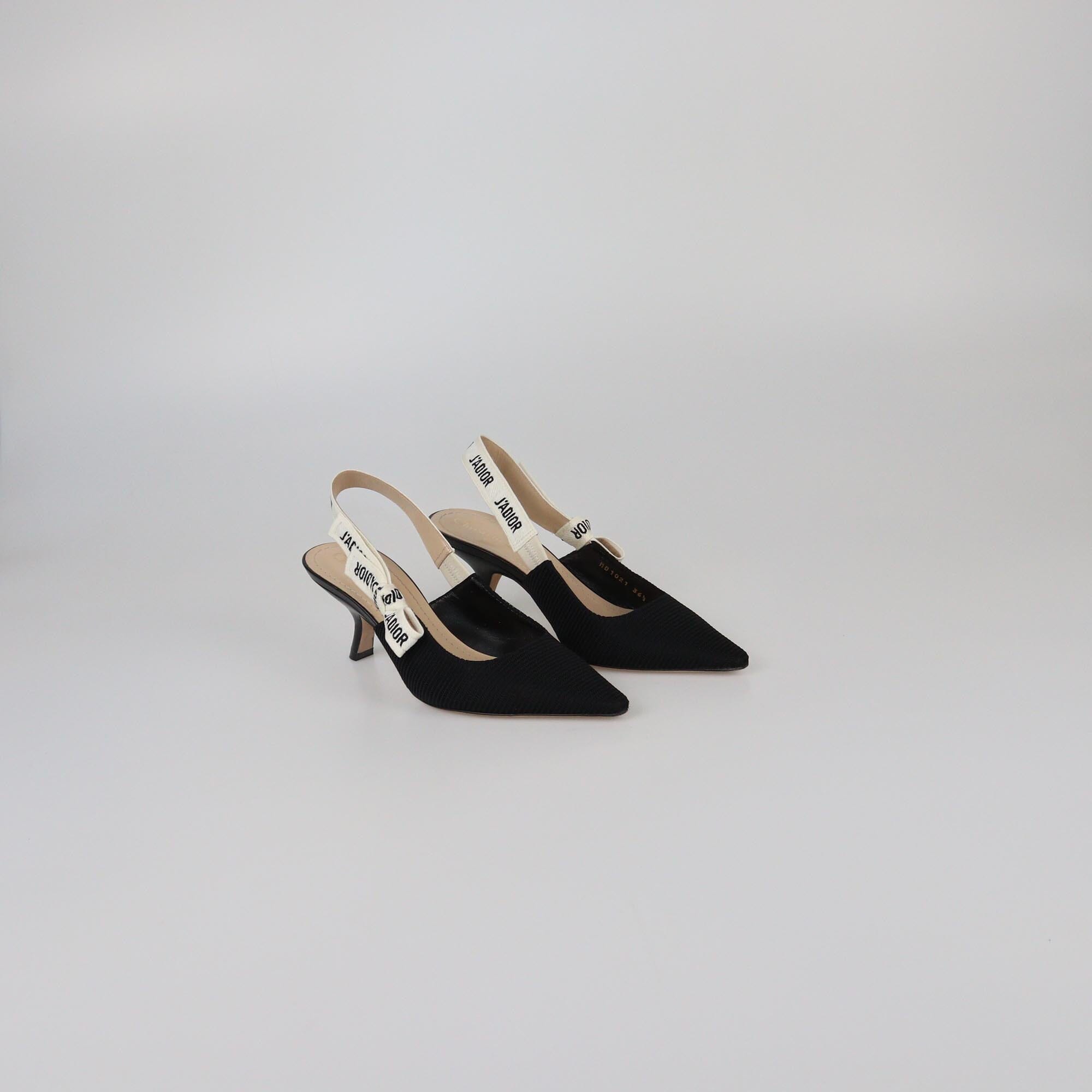 Christian Dior Black J'Adior Slingback Pumps Womens Christian Dior 