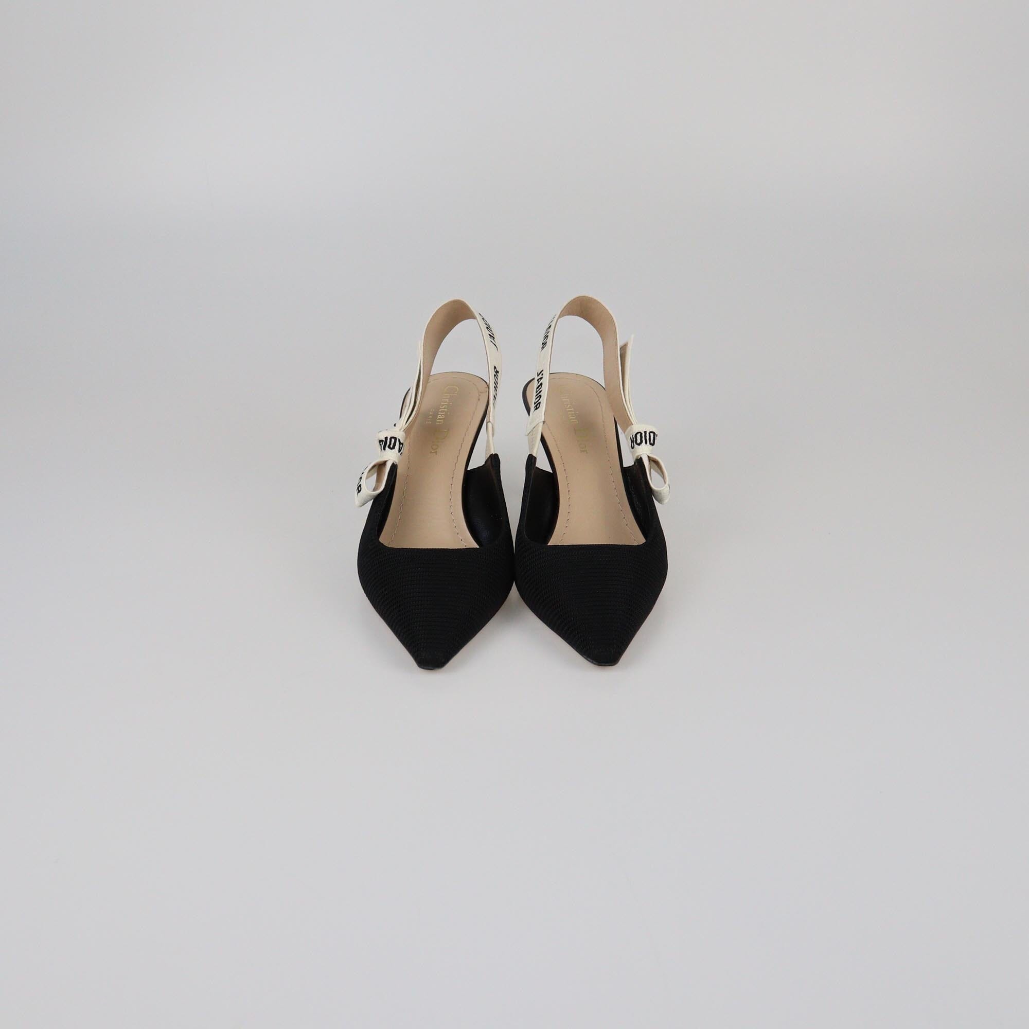 Christian Dior Black J'Adior Slingback Pumps Womens Christian Dior 
