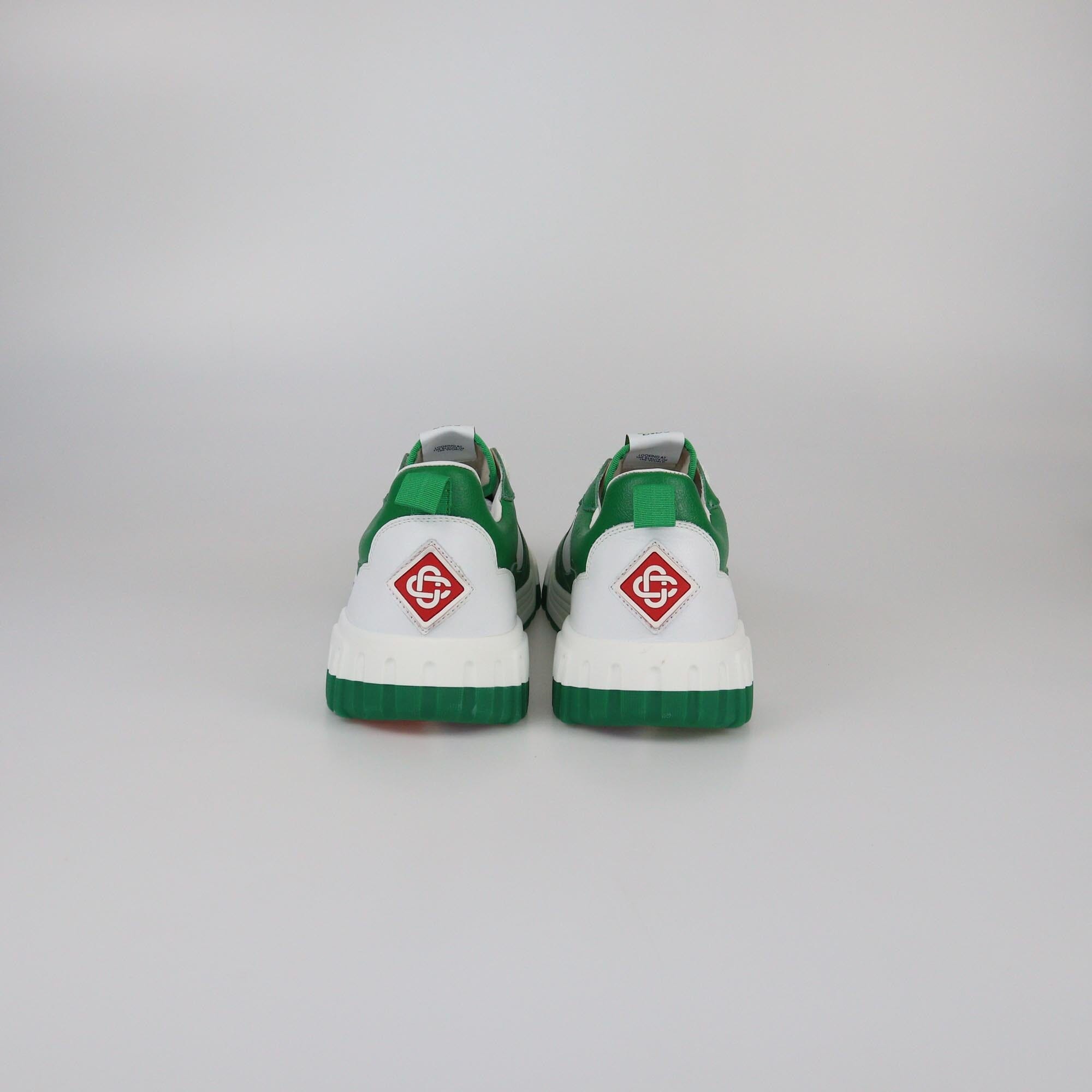 Casablanca Green/White The Court Sneakers Mens Casablanca 