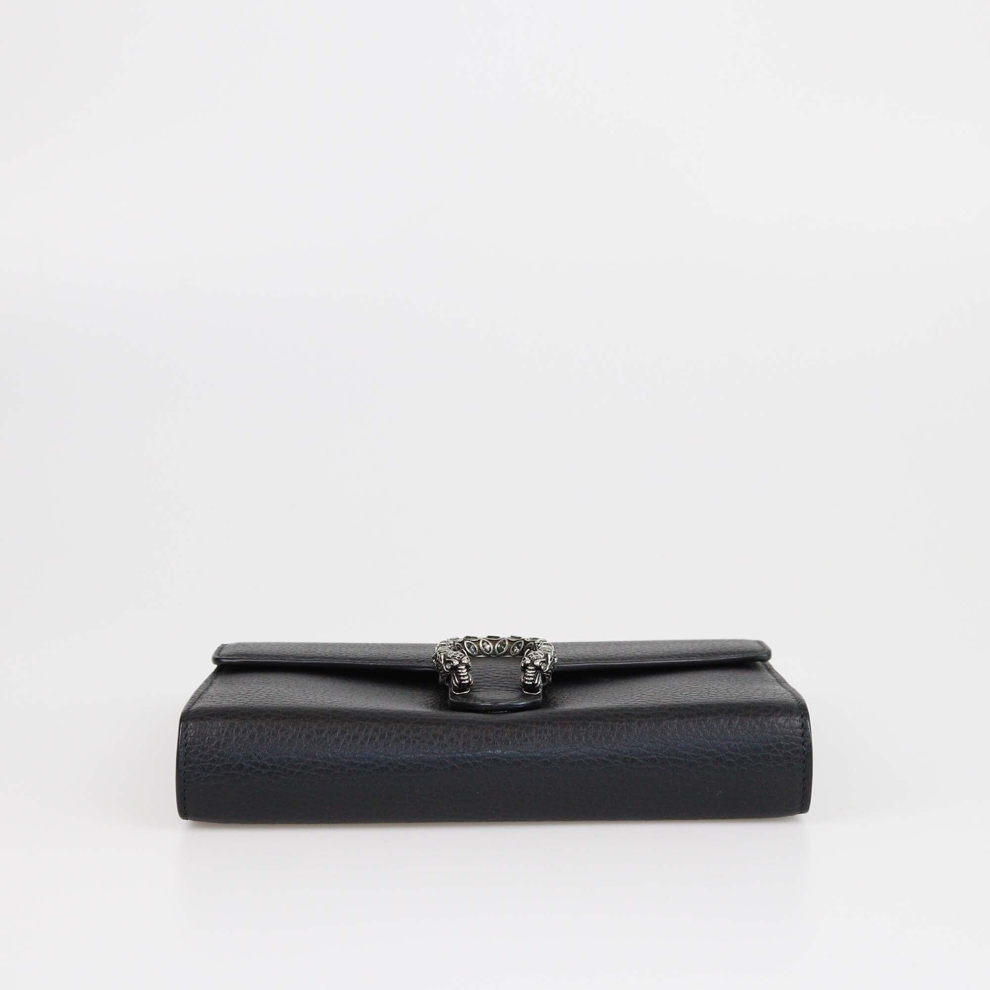 Gucci Black Mini Dionysus Chain Bag Womens Gucci 