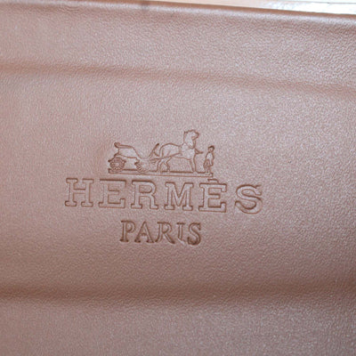Hermes Gold Box Calf Leather Oran Sandals