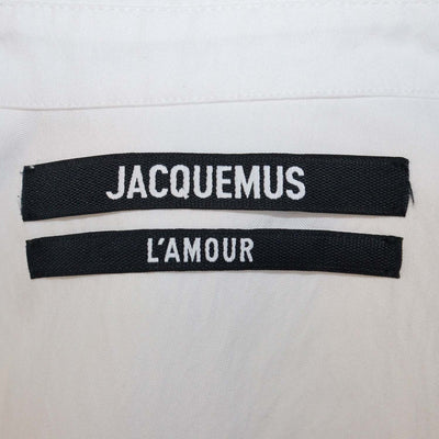 Jacquemus White Blend Viscose Knot L'Amour Long Sleeve Top