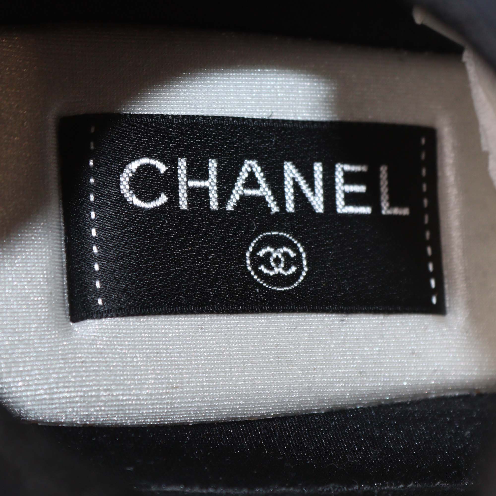 Chanel Yellow/White Nylon CC Low Top Sneakers