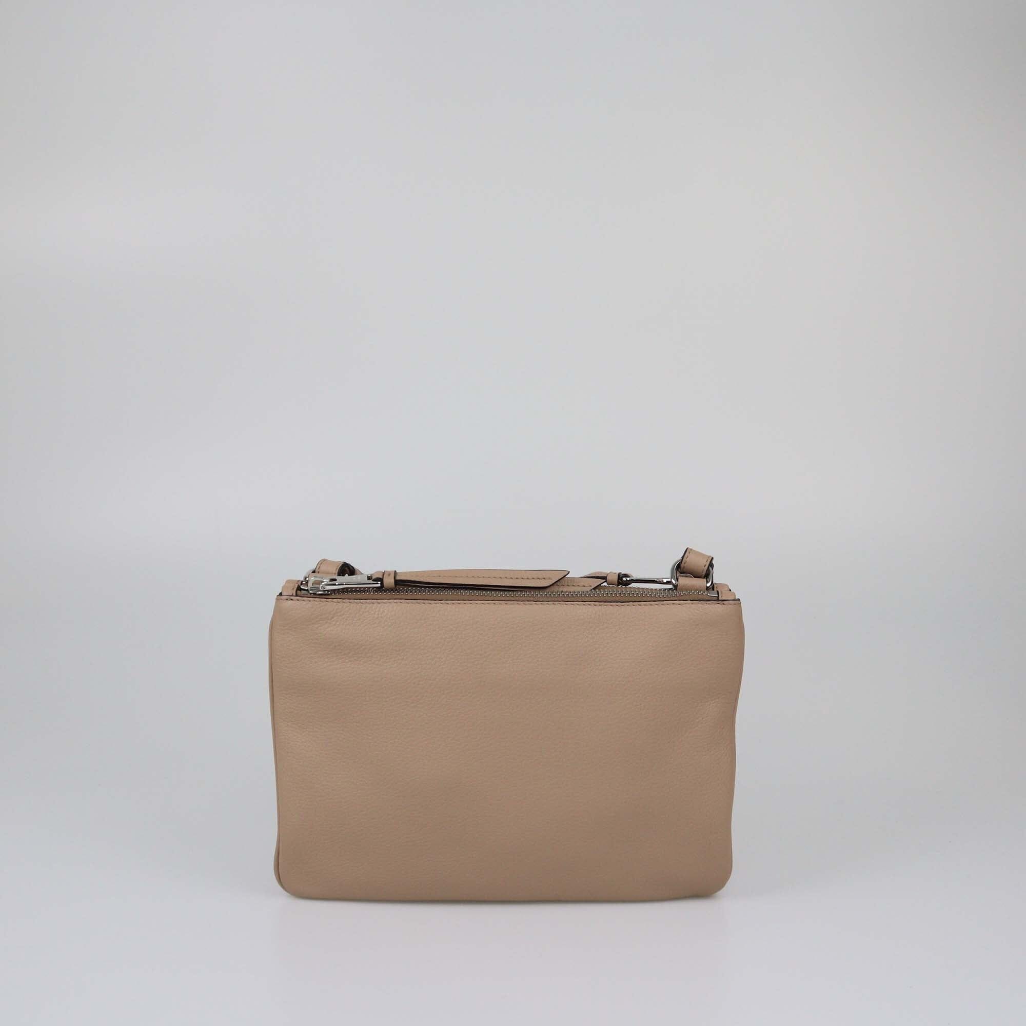 Prada Beige Vitello Phoenix Crossbody Bag Womens Prada 