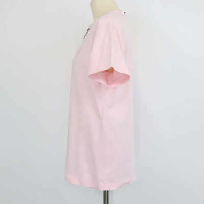 Louis Vuitton Pink Logo Print Classic T-Shirt
