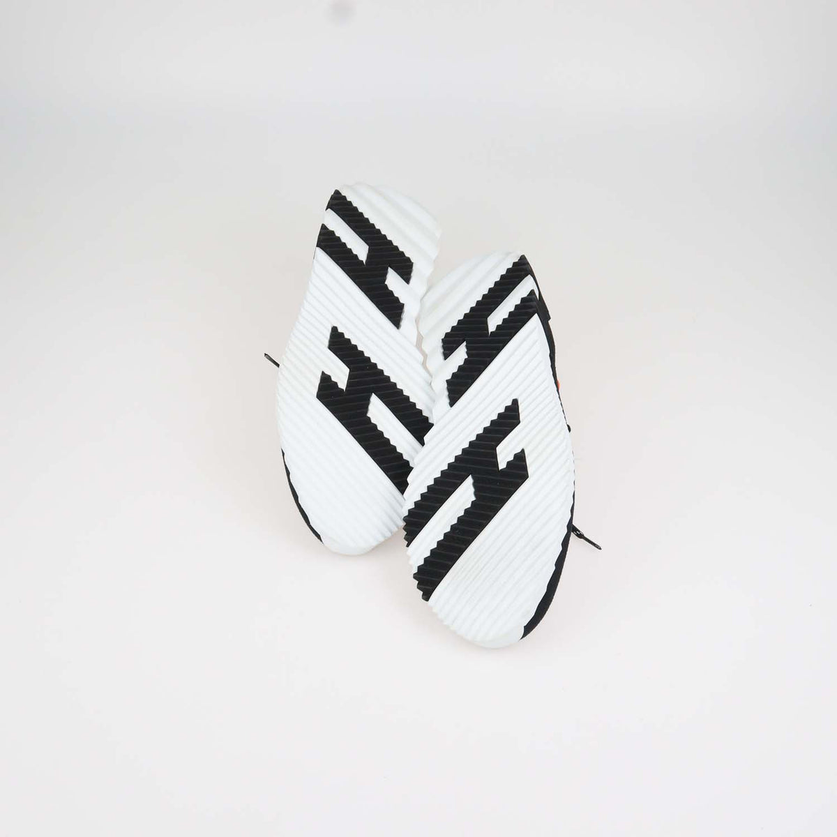 Hermes Black, White Knit Fabric Braided Bolduc Flex Slip-on Sneakers