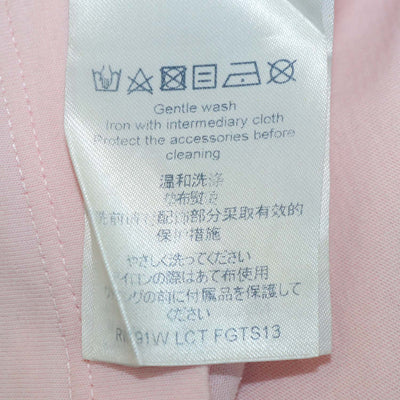 Louis Vuitton Pink Logo Print Classic T-Shirt