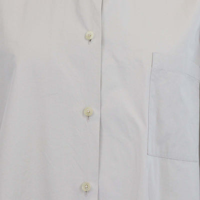 The Row Grey Cotton Long Sleeve Shirt