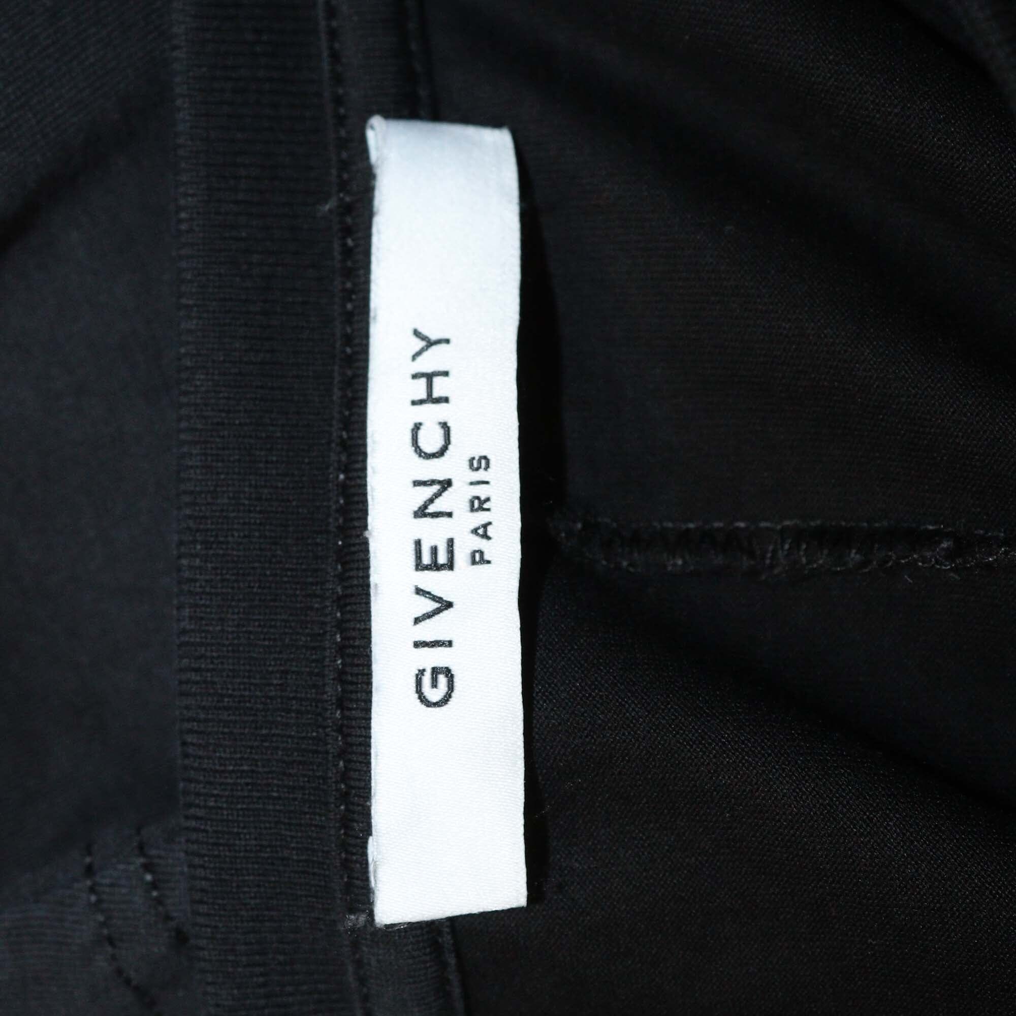 Givenchy Black Rare Spirit Print Regular Fit Cotton T-Shirt Mens Givenchy 