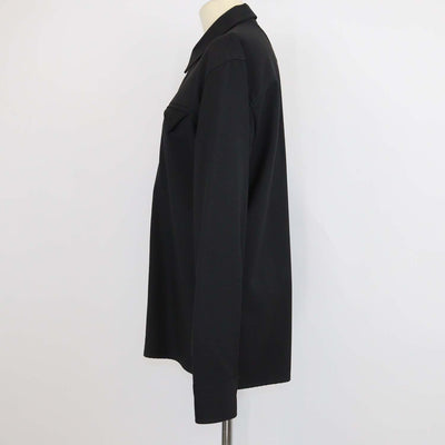 Bottega Veneta Black Wool Long Sleeve Shirt