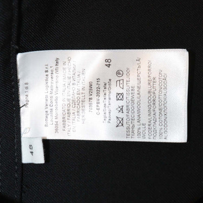 Bottega Veneta Black Wool Long Sleeve Shirt