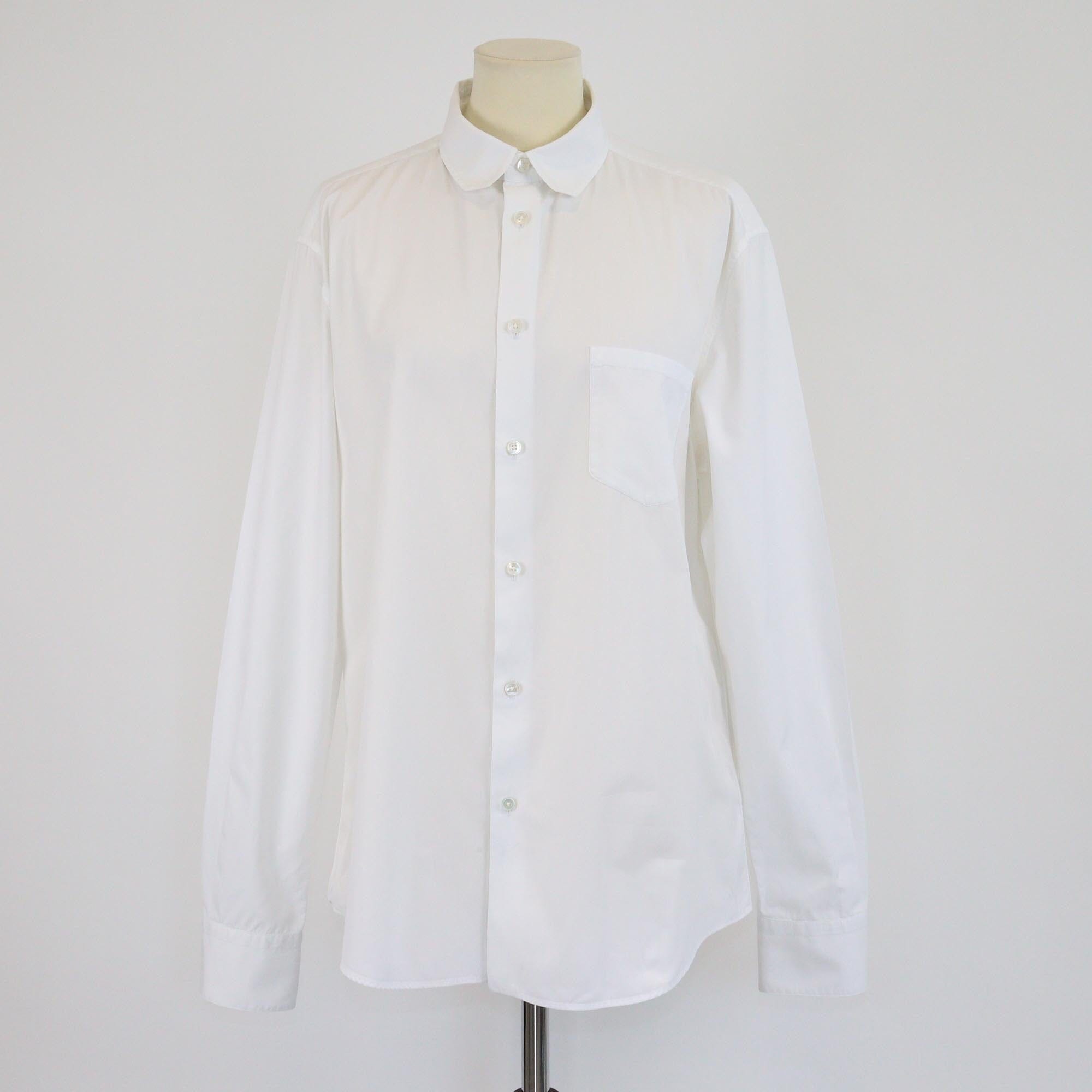 Louis Vuitton White Button Front Long Sleeve Polo Shirt Mens Louis Vuitton 
