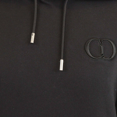 Dior Homme Black CD Embroidered Cotton Hoodie Jacket Mens Dior Homme 