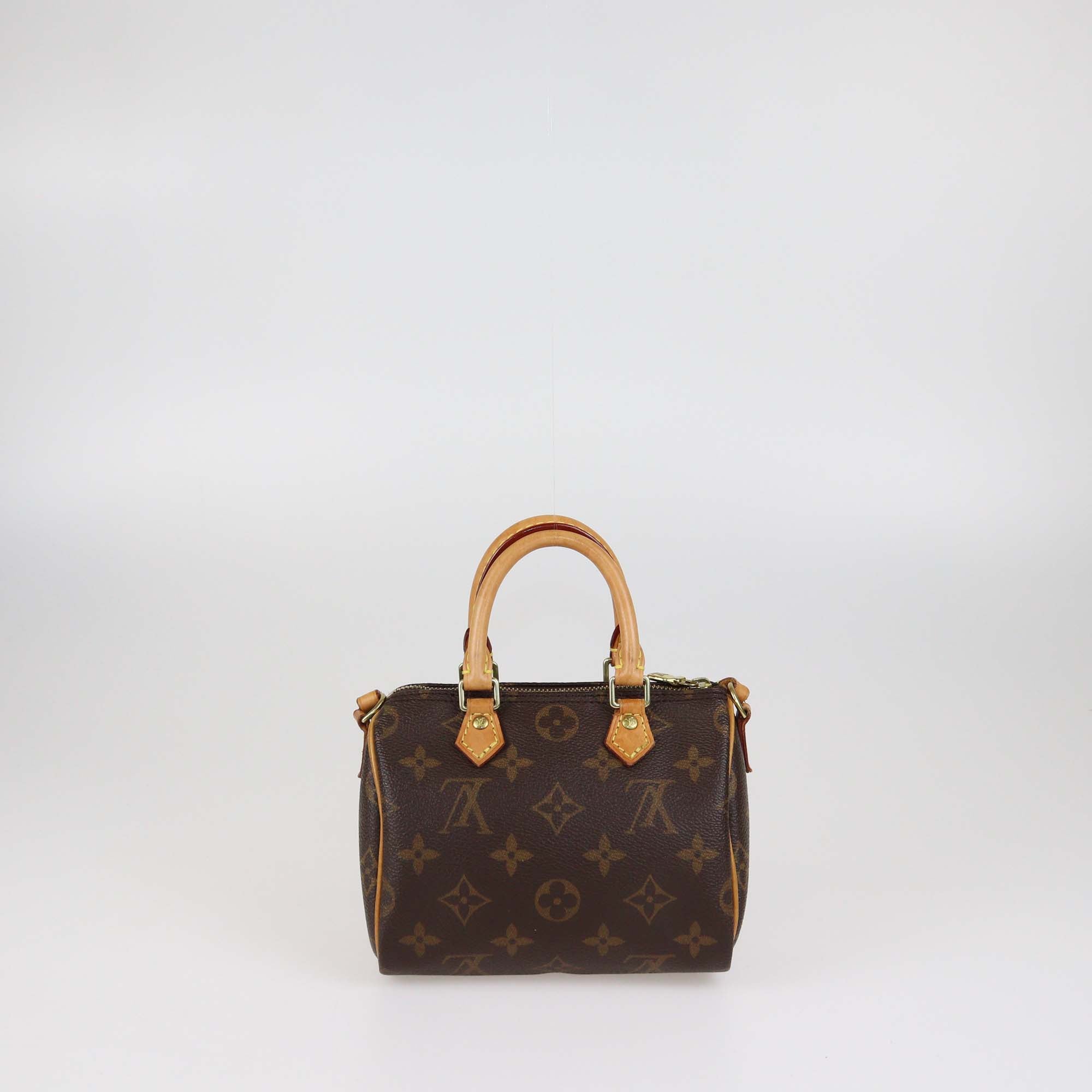 Louis Vuitton Monogram Nano Speedy Bandouliere Bag