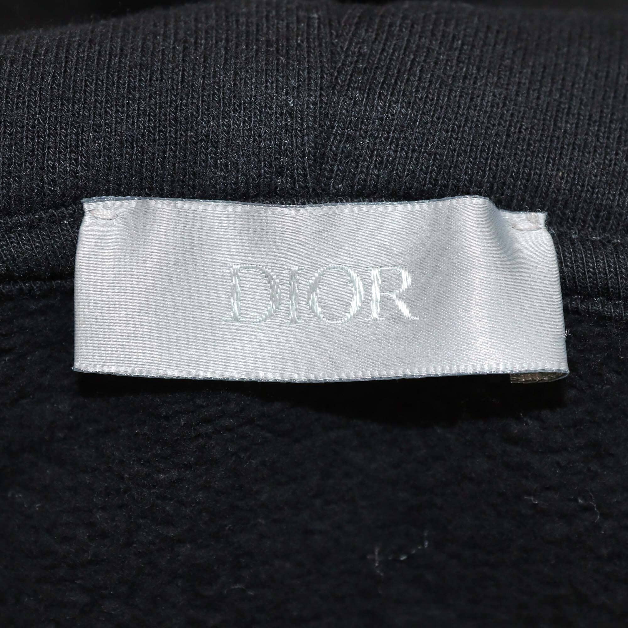 Dior Homme Black CD Embroidered Cotton Hoodie Jacket Mens Dior Homme 