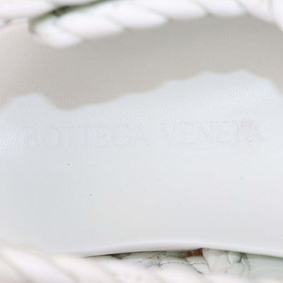 Bottega Veneta Mint Green Leather Jack Flat Sandals