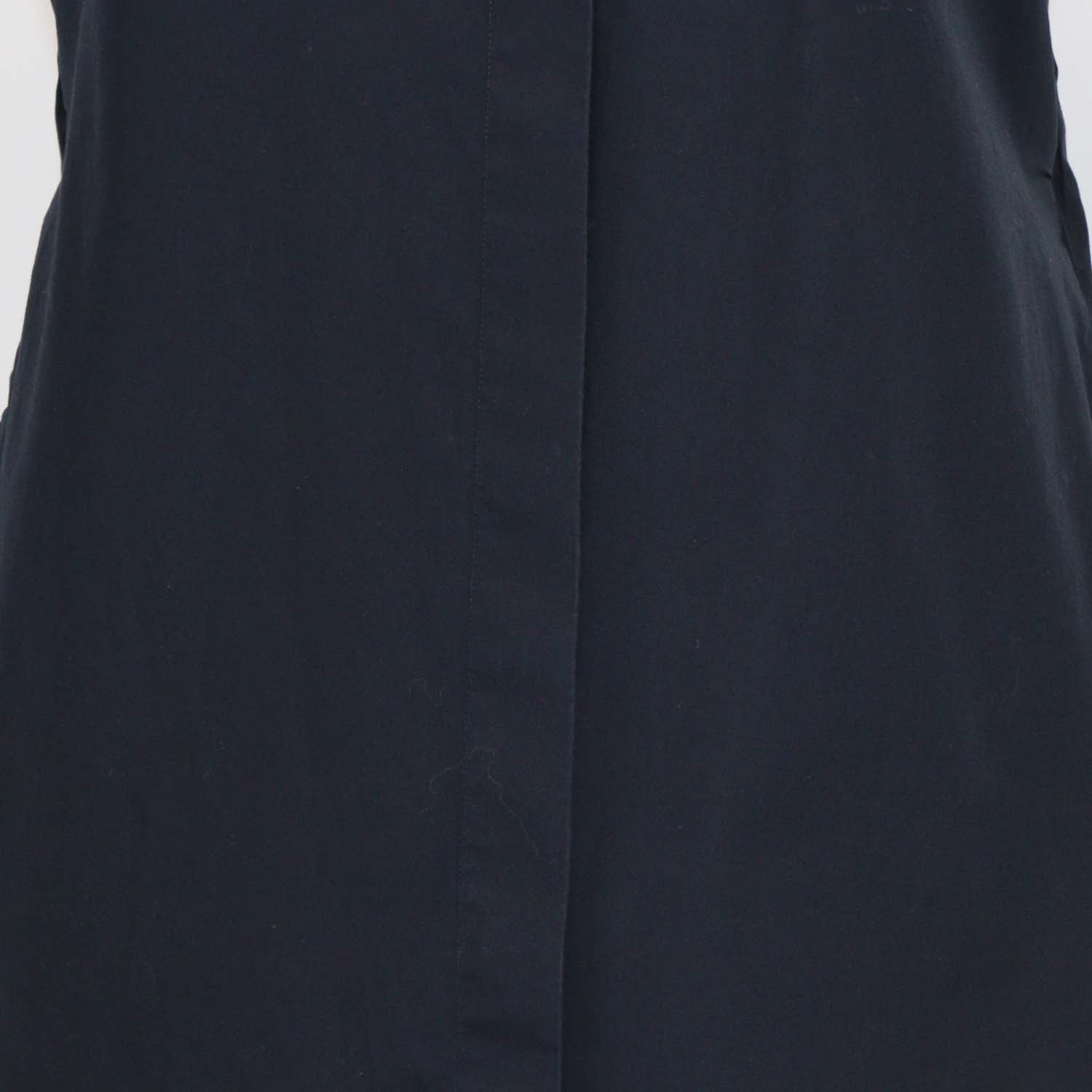 3.1 Phillip Lim Navy Blue Cotton Halter Neck Sleeveless Top