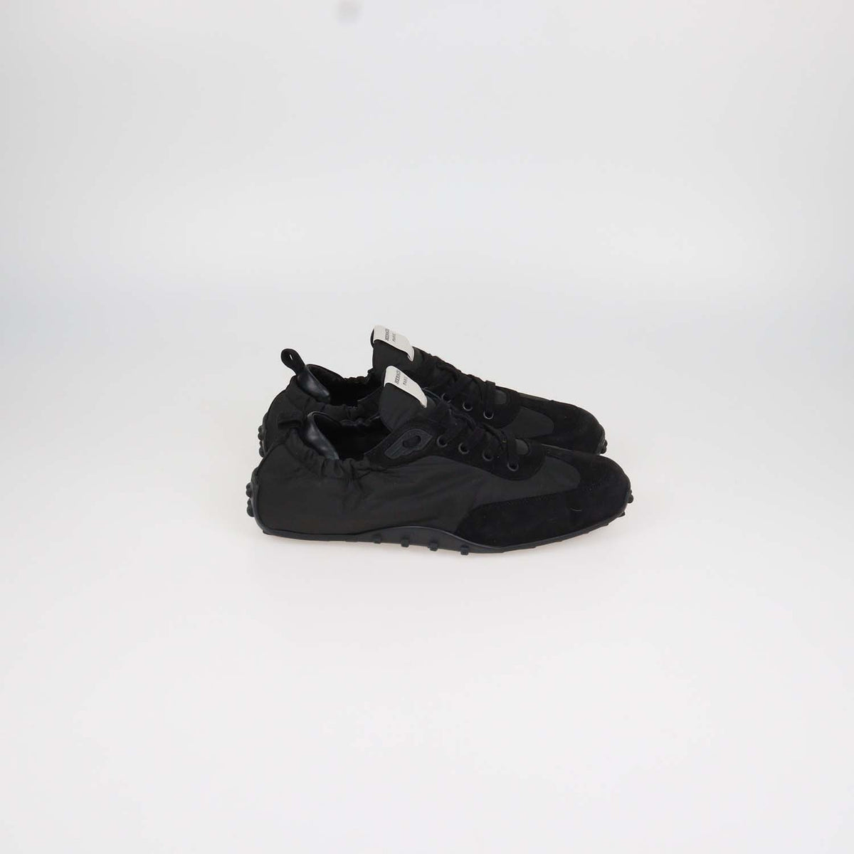 Hermes Black Nylon and Suede In Sneakers