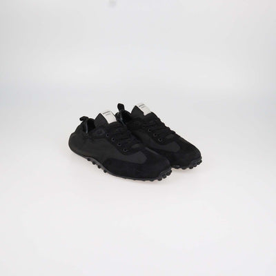 Hermes Black Nylon and Suede In Sneakers