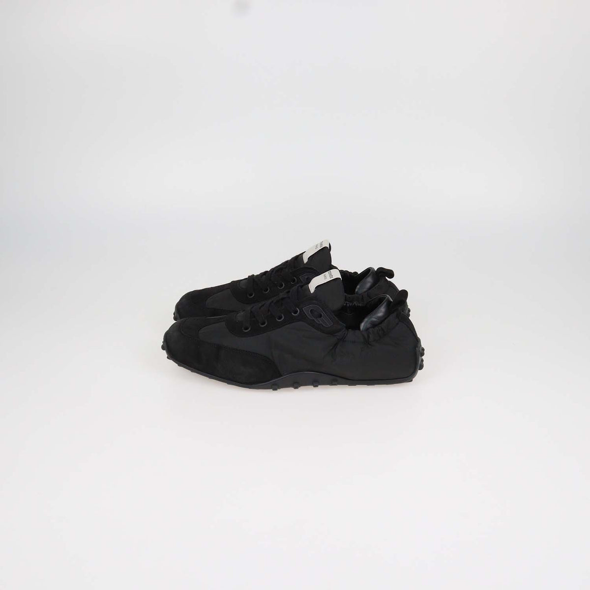 Hermes Black Nylon and Suede In Sneakers