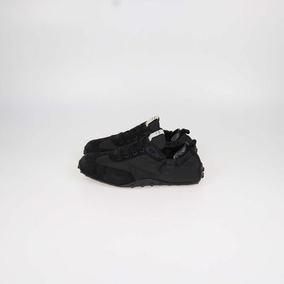 Hermes Black Nylon and Suede In Sneakers